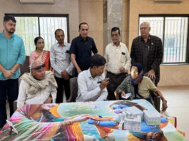 મોરબીના જલારામ મંદિરે યોજાયેલ કેમ્પનો 305 દર્દીઓએ લાભ લીધો