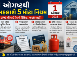 1 ઓગષ્ટથી બદલાશે 5 મોટા નિયમ, LPG થી લઈ રેલવે ટિકિટ, જાણો અહીં